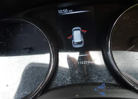 2017 Nissan Rogue Sv z USA, uszkodzony, nr VIN 5N1AT2MT7HC881975